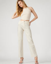 JESSE White Women's Rhinestone Studded Jeans