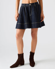 SLOAN Ink Denim Flowy Mini Women's Skirt