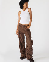 DUO Chocolate Women's Utility Cargo Pants