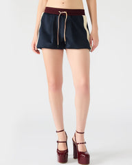 DAISY Midnight Athletic Tie-Front Matching Set Women's Shorts