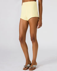 LONNIE Gold Glow High-Rise Pull-On Women's Short