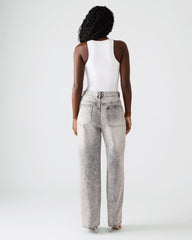 ERAS Fog Rhinestone Embellised Straight-Leg Denim Women's Jeans