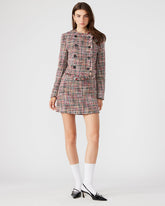 MATTEA Skirt Red Multi | Women's Speckled Mini Skirt