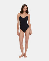 SLEEK 'N CHIC ONE PIECE SWIMSUIT Black Women's One-Piece Swimsuit