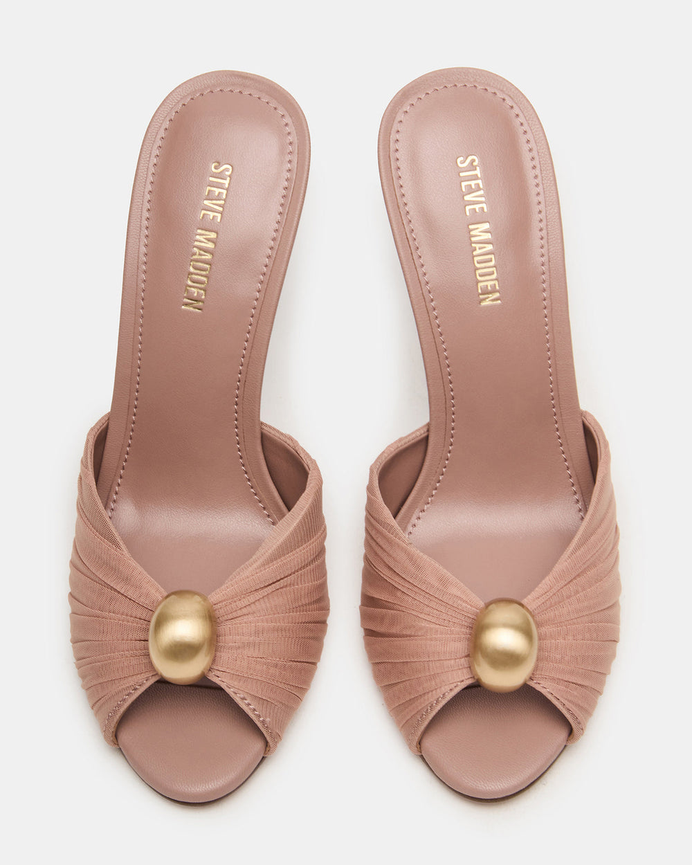 PRIYA Mocha/Gold Mule Women's Heel