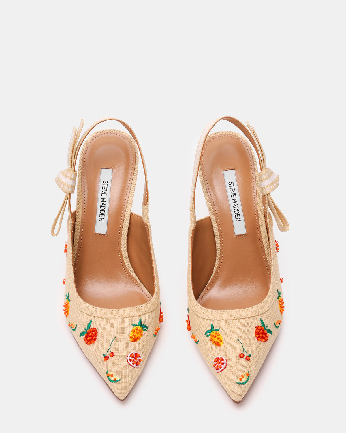 BRI Raffia Fruit Multi Slingback Pump Women's Heel