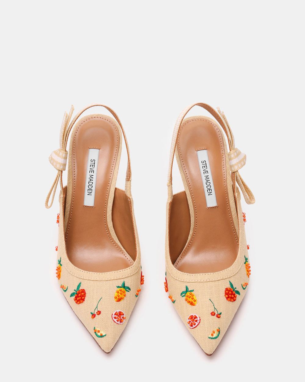 BRI Raffia Fruit Multi Slingback Pump Women's Heel