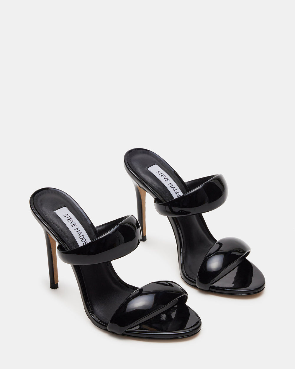 SATURN Black Stiletto Mule Women's Heel