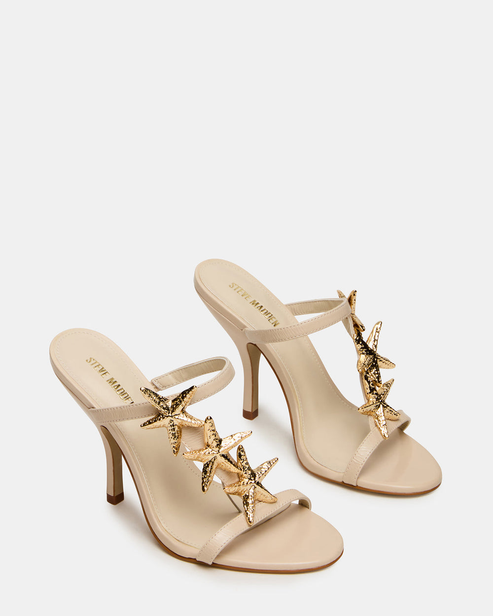 AQUARIAN Bone Star-Detail Round-Toe Mule Women's Heel