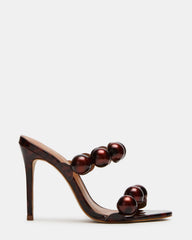 SATURN Beads Tortoise Stiletto Mule Women's Heel