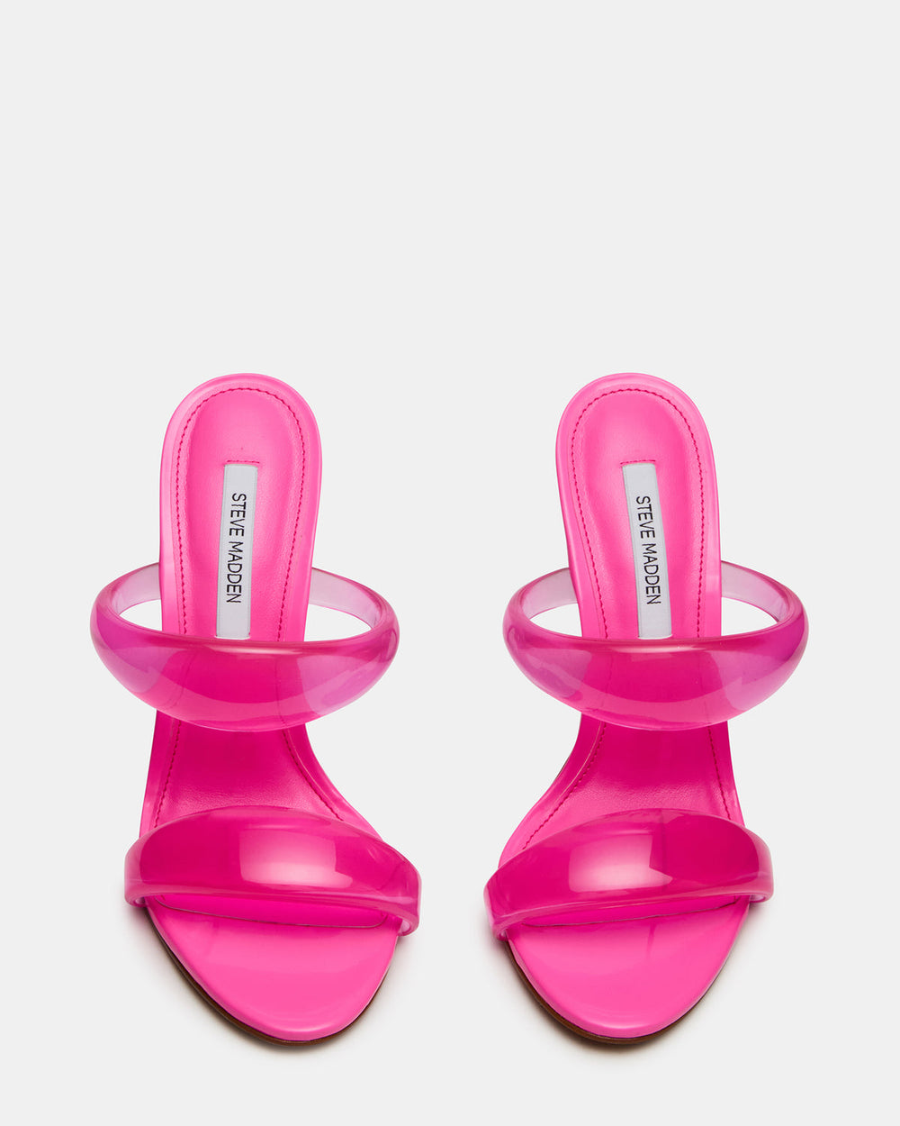 SATURN Jelly Pink Stiletto Mule Women's Heel
