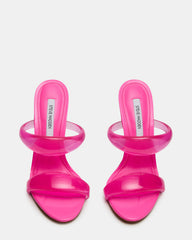 SATURN Jelly Pink Stiletto Mule Women's Heel