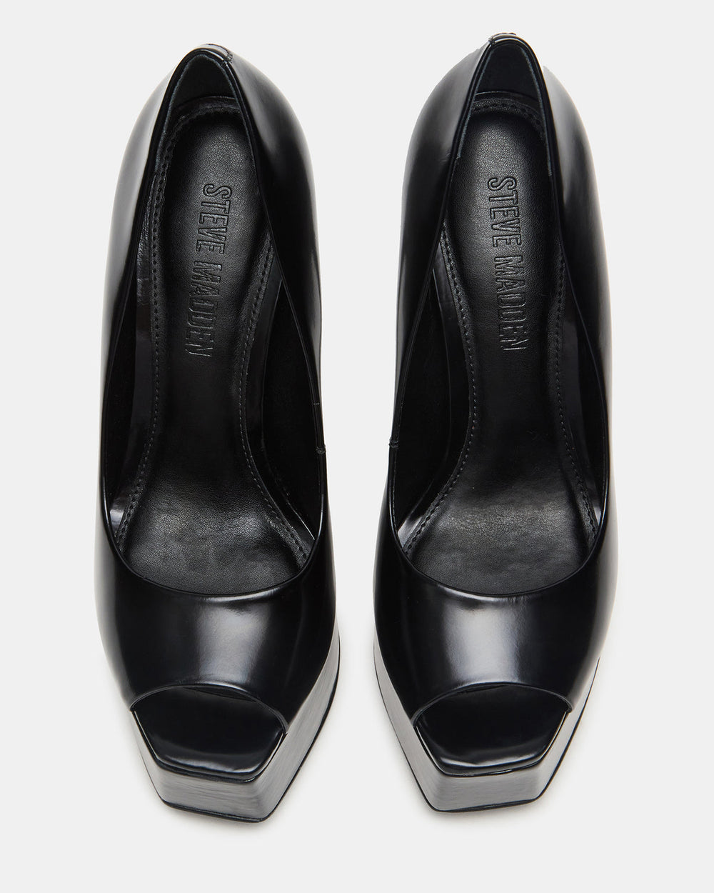 IVES Black Box Platform Square-Toe Stiletto Women's Heel