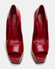 IVES Red Box Platform Square-Toe Stiletto Women's Heel