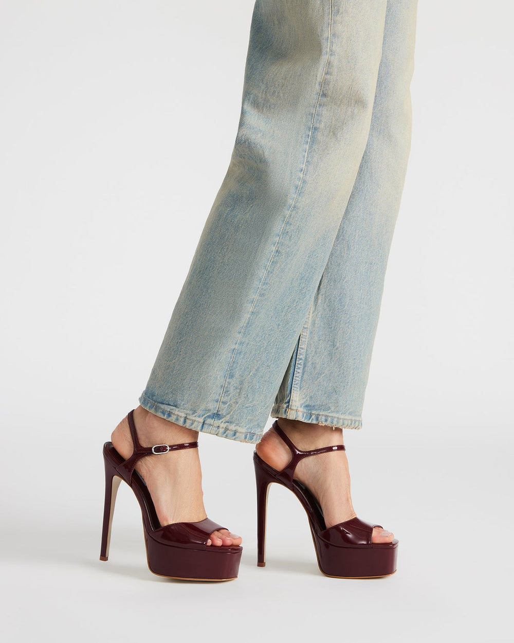 COLOGNE Tan Nubuck Platform Stiletto Women's Heel