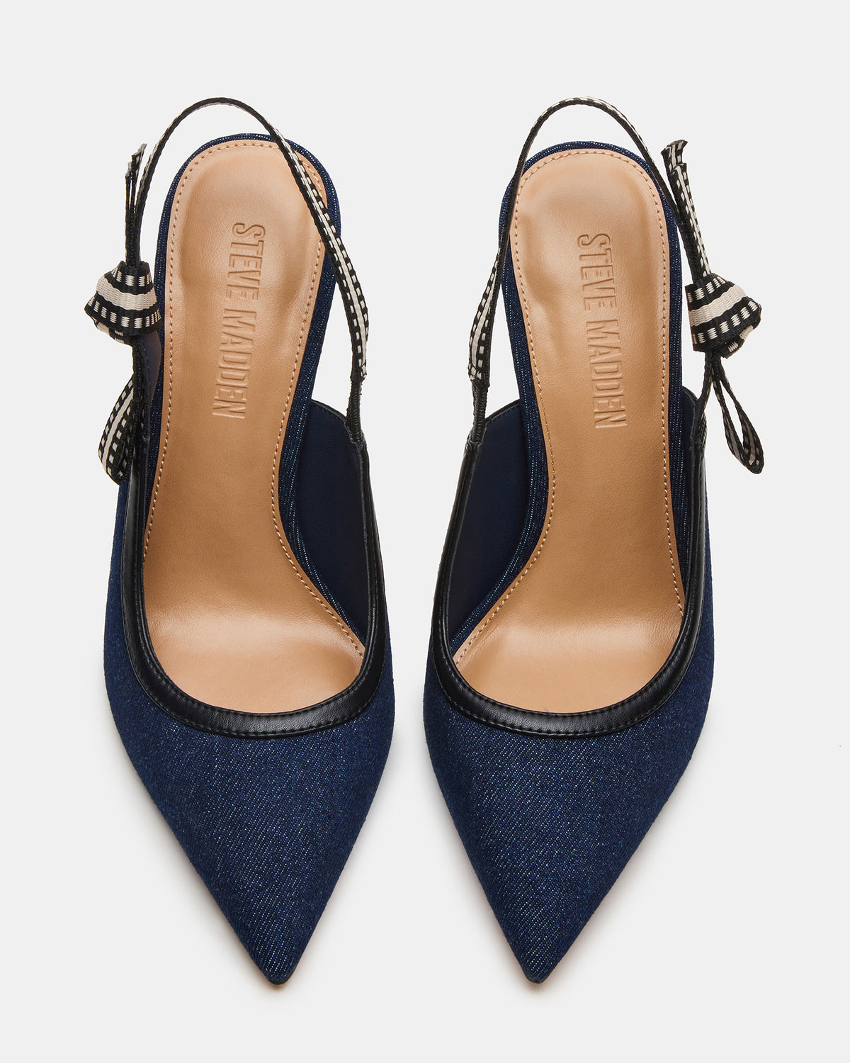 BRI Dark Denim Slingback Pump Women's Heel