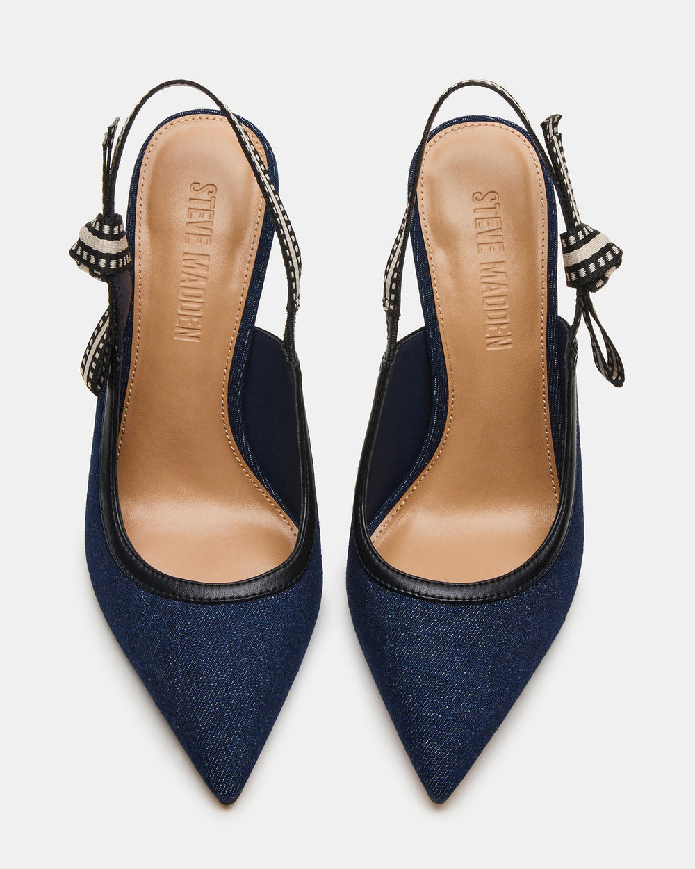 BRI Dark Denim Slingback Pump Women's Heel