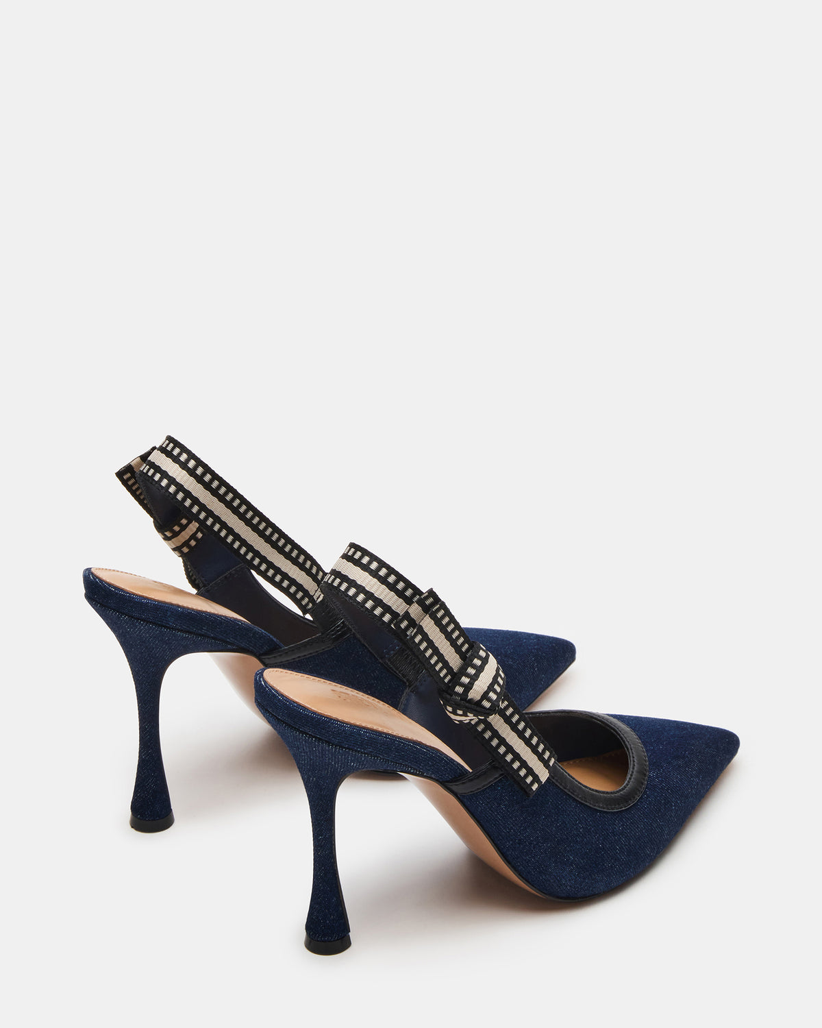 BRI Dark Denim Slingback Pump Women's Heel