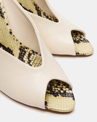 AGAZE Bone Multi Peep-Toe Stiletto Women's Heel