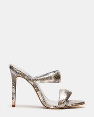 SATURN Snake Stiletto Mule Women's Heel