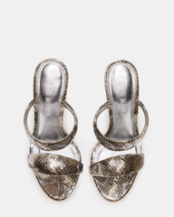 SATURN Snake Stiletto Mule Women's Heel