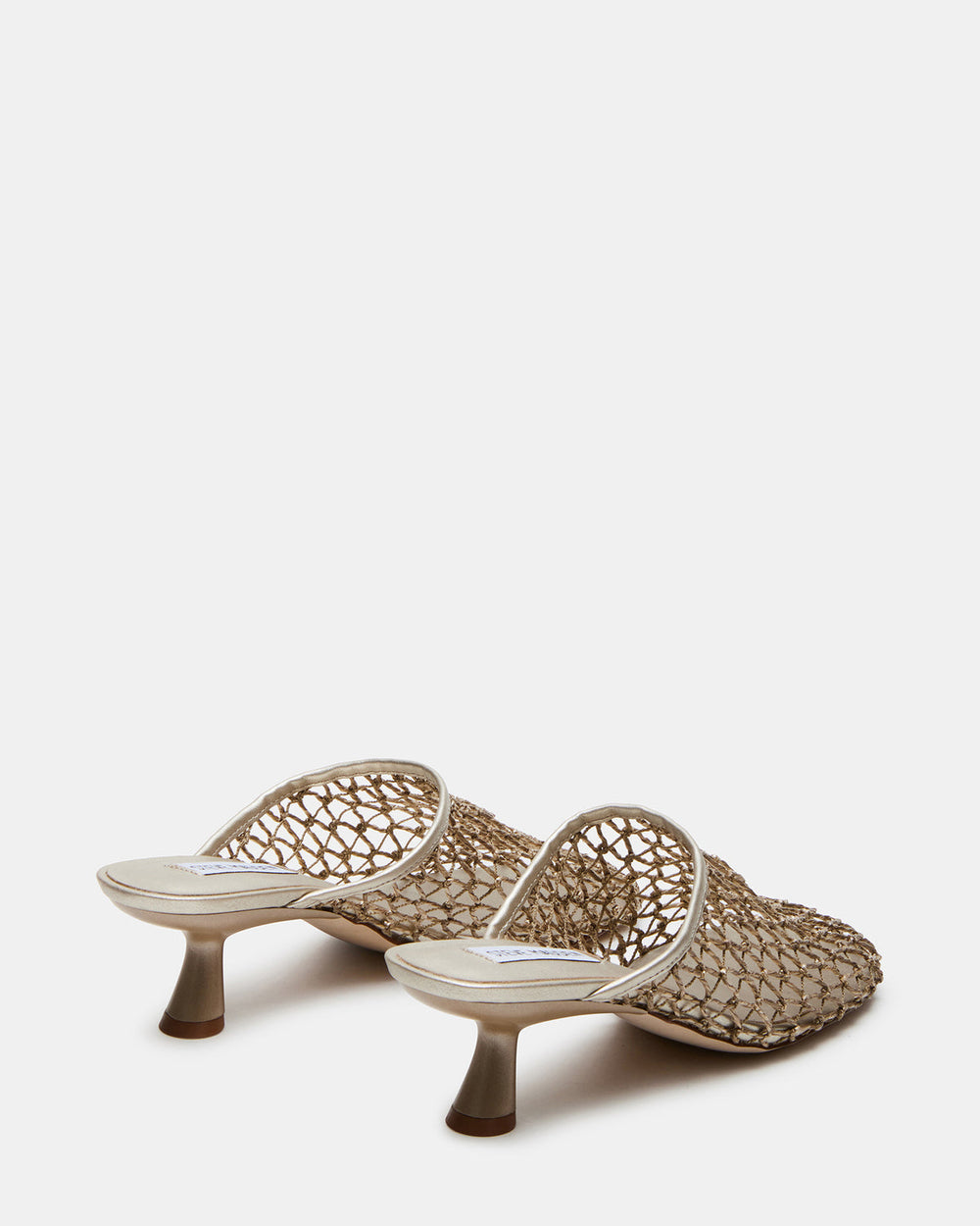 XRAY Gold Women's Caged Net Mule Heel