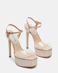 COLOGNE Clear Platform Stiletto Women's Heel