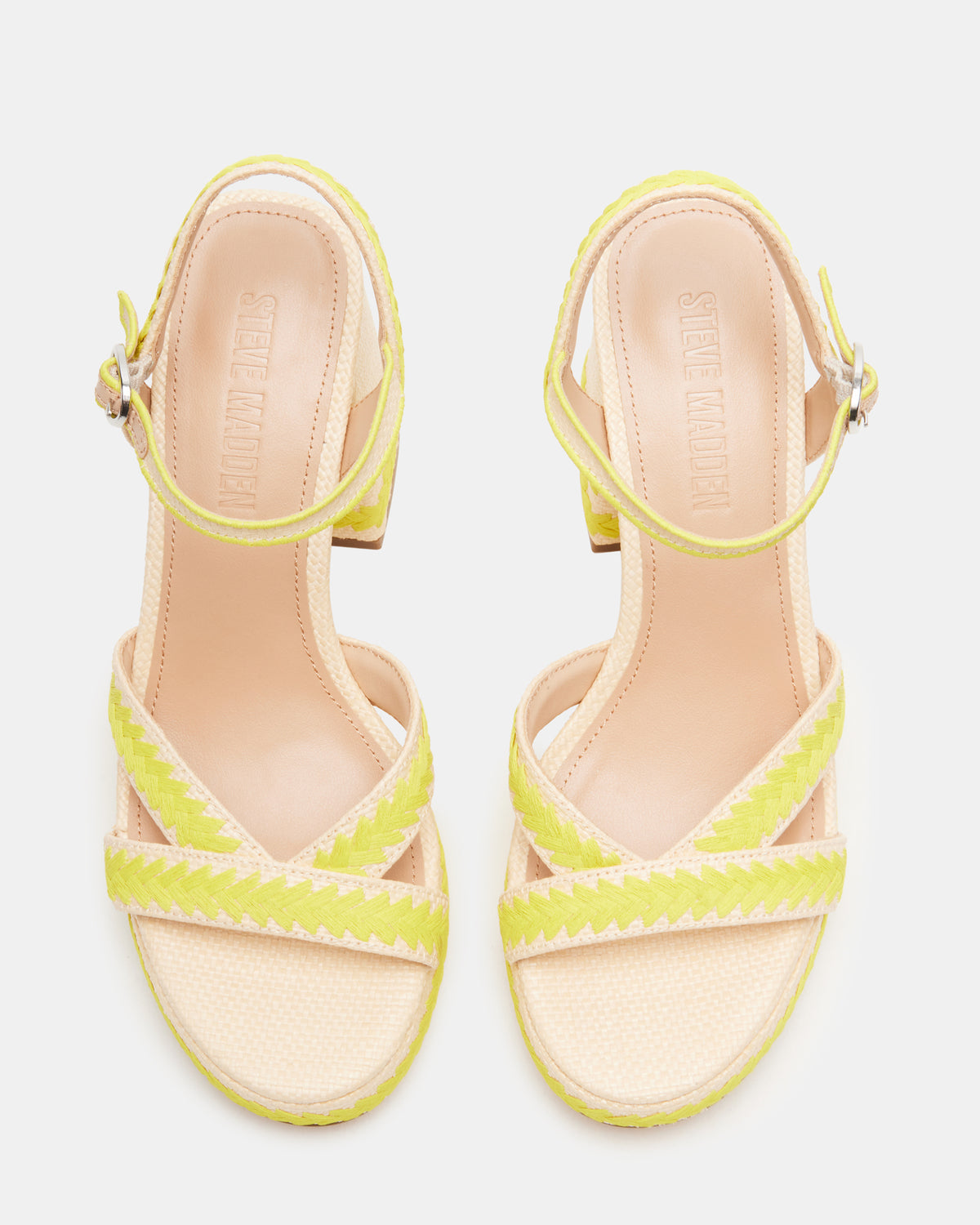 MIMOSA Yellow Women's Platform Block Heel