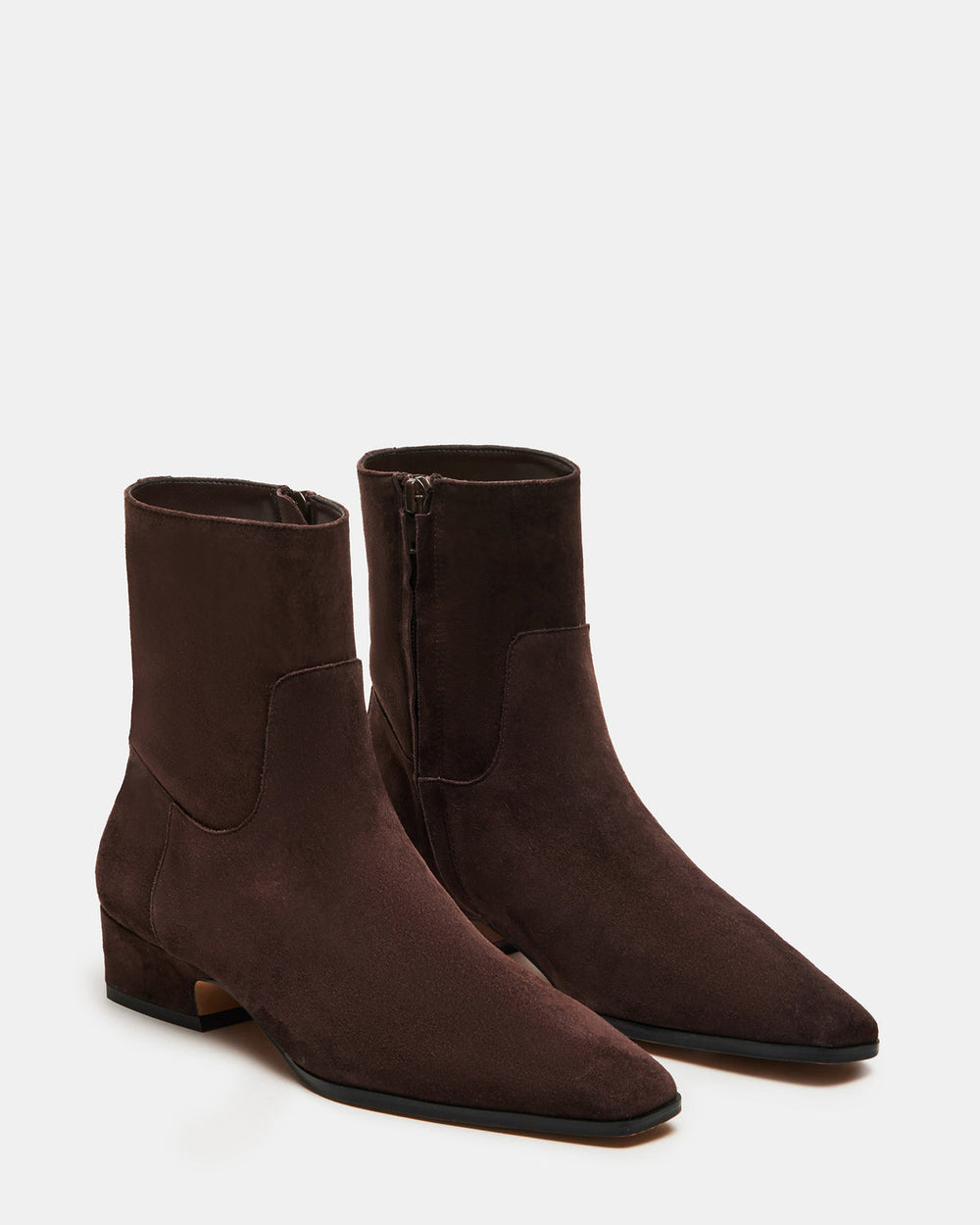 DUSTY Chocolate Brown Suede Women's Ankle Boot