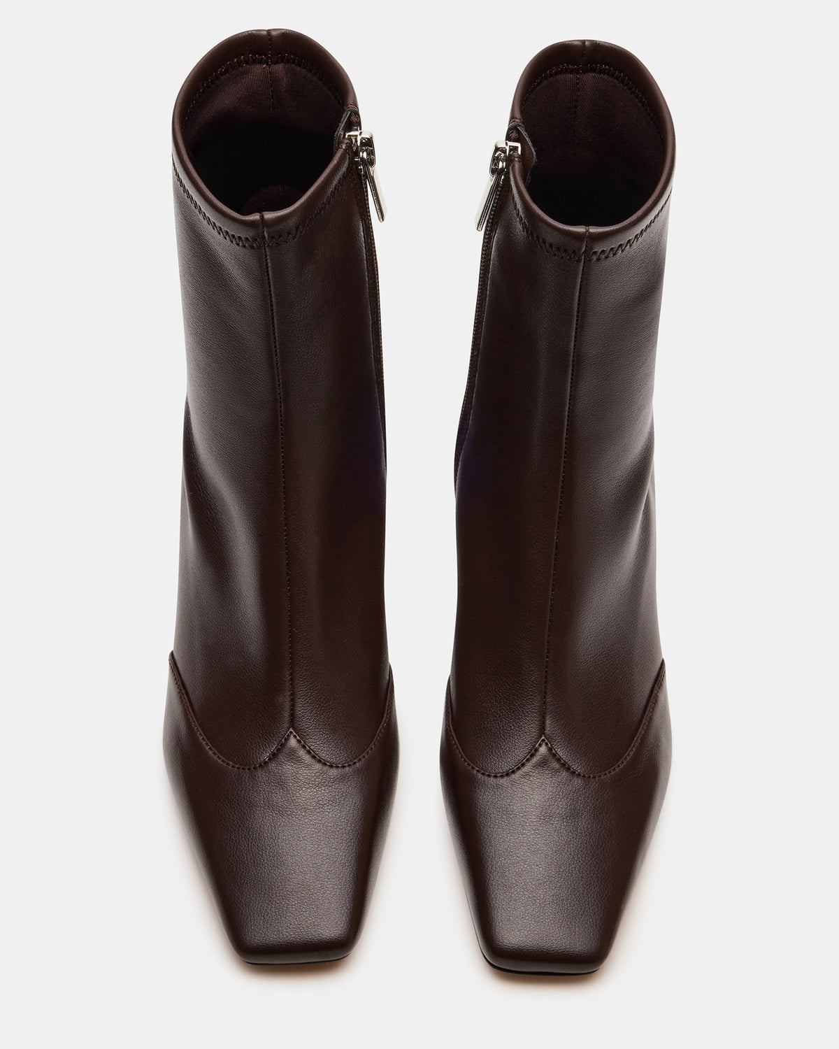 JETER Brown Square-Toe Women's Ankle Boot