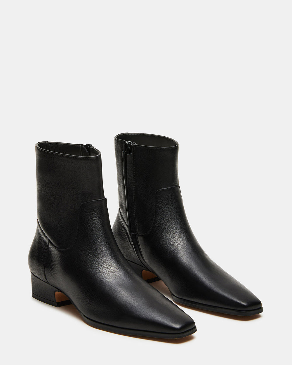 DUSTY Black Leather Women's Ankle Boot