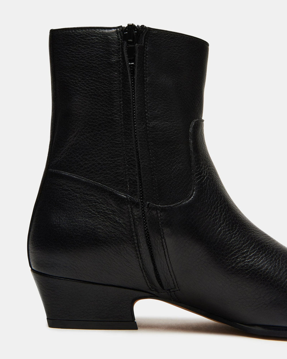 DUSTY Black Leather Women's Ankle Boot
