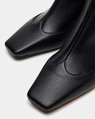 JETER Black Square-Toe Women's Ankle Boot