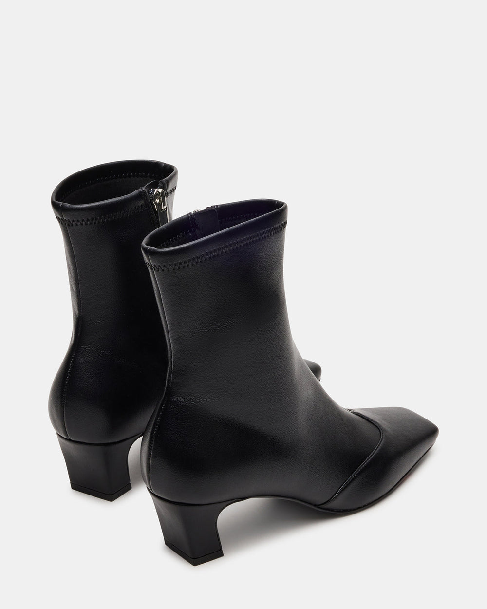 JETER Black Square-Toe Women's Ankle Boot