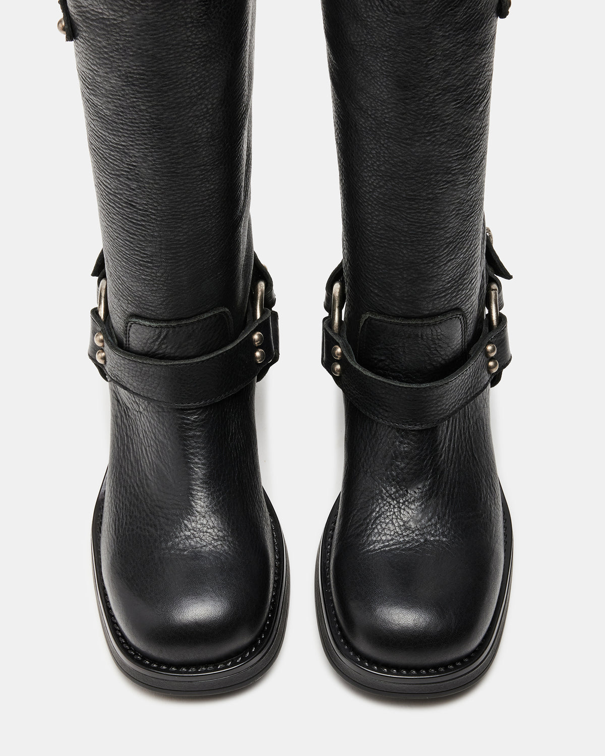 ASTOR Black Leather Knee-High Boot | Women's Boots