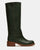 DARK GREEN LEATHER