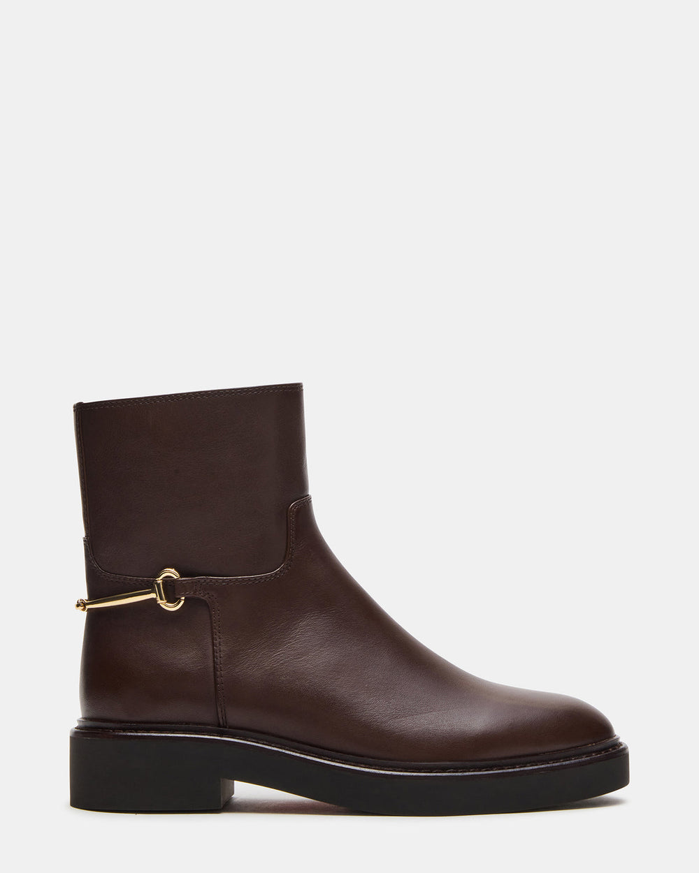 DIABLO Brown Leather Women's Ankle Boot