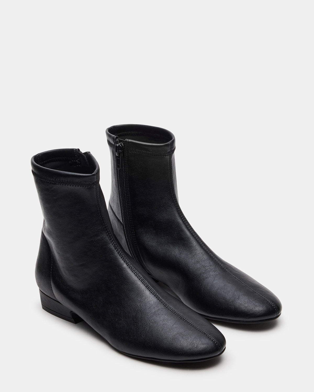 FINCH Black Round Toe Women's Ankle Boot