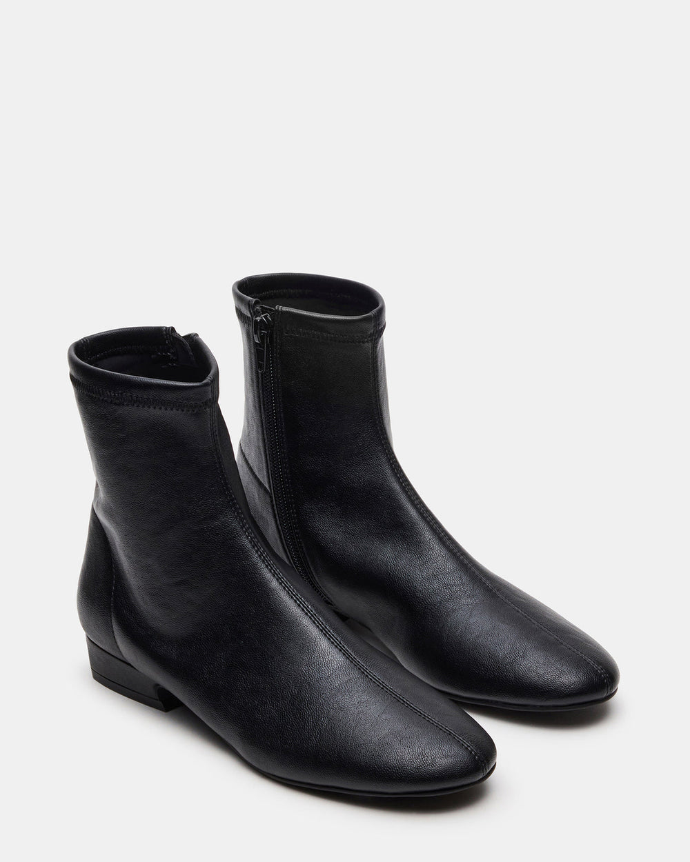 FINCH Black Round Toe Women's Ankle Boot