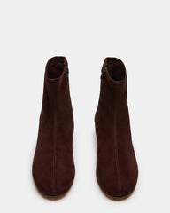 FINCH Brown Round Toe Women's Ankle Boot