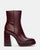 BURGUNDY LEATHER