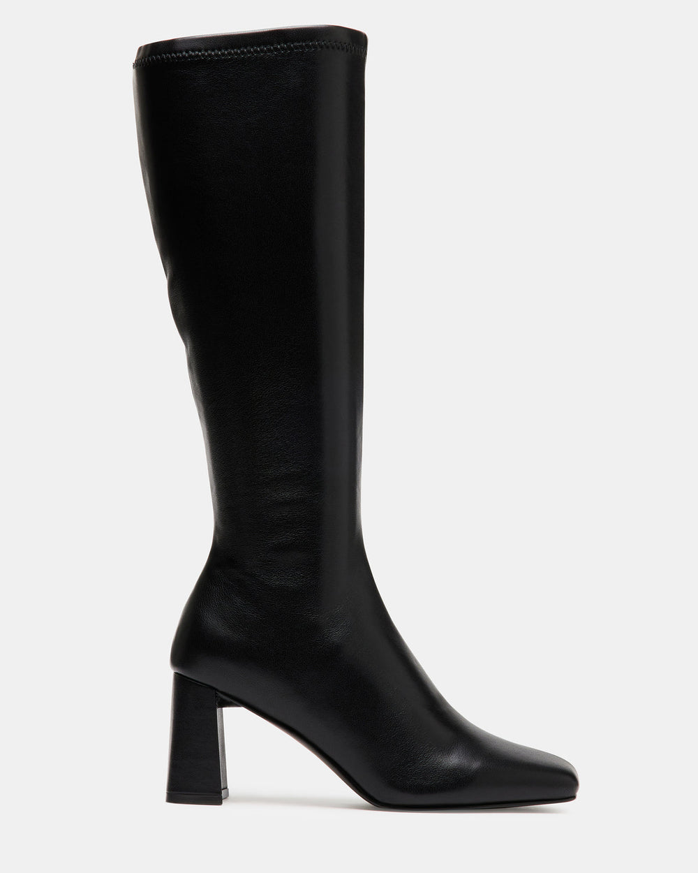 HOLLY Black Women's Knee-High Square-Toe Boot