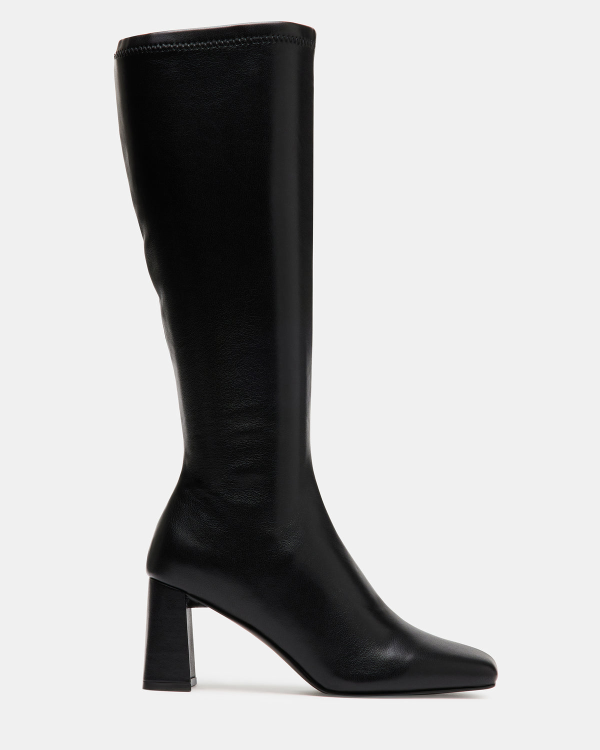 HOLLY Black Women's Knee-High Square-Toe Boot