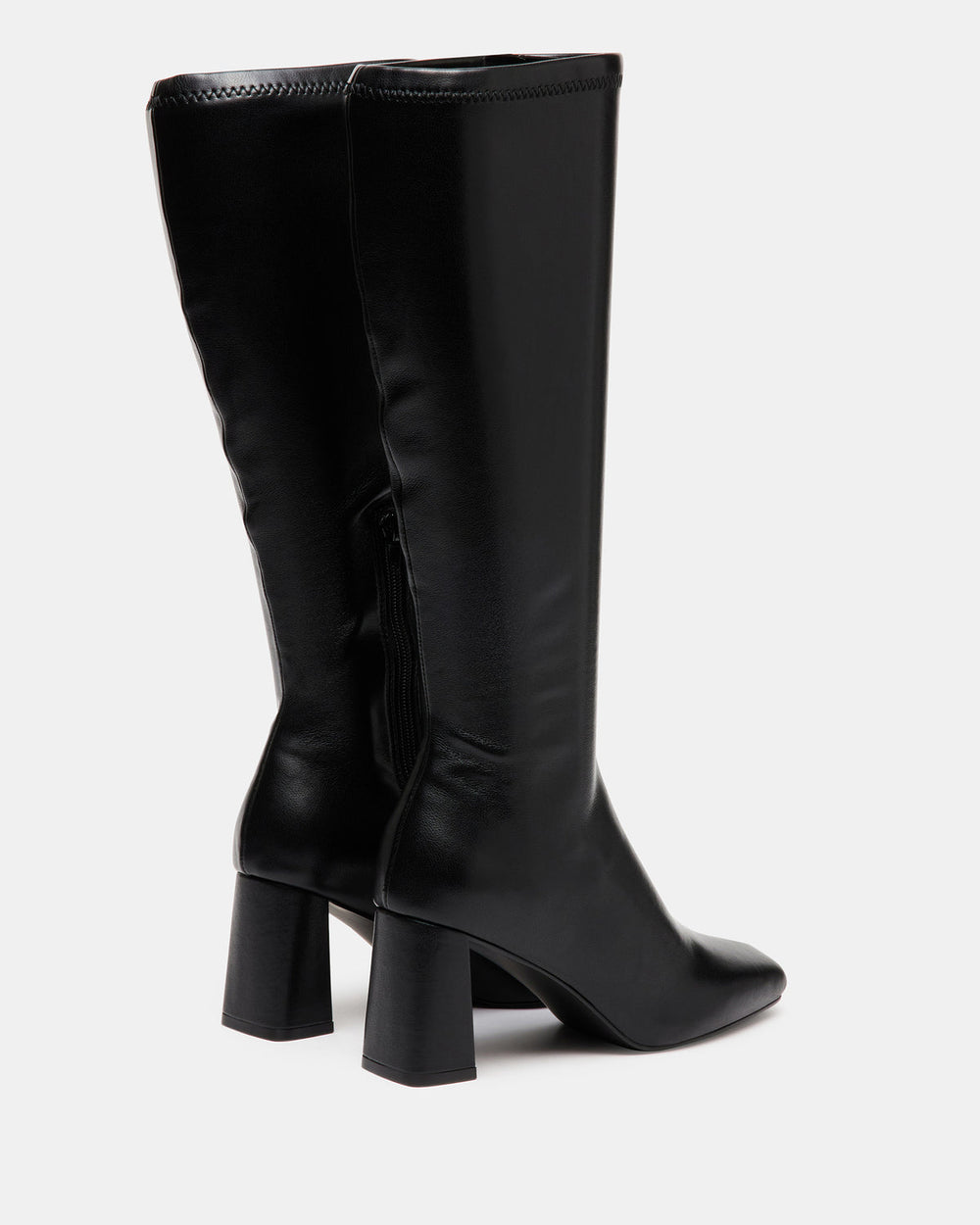 HOLLY Black Women's Knee-High Square-Toe Boot