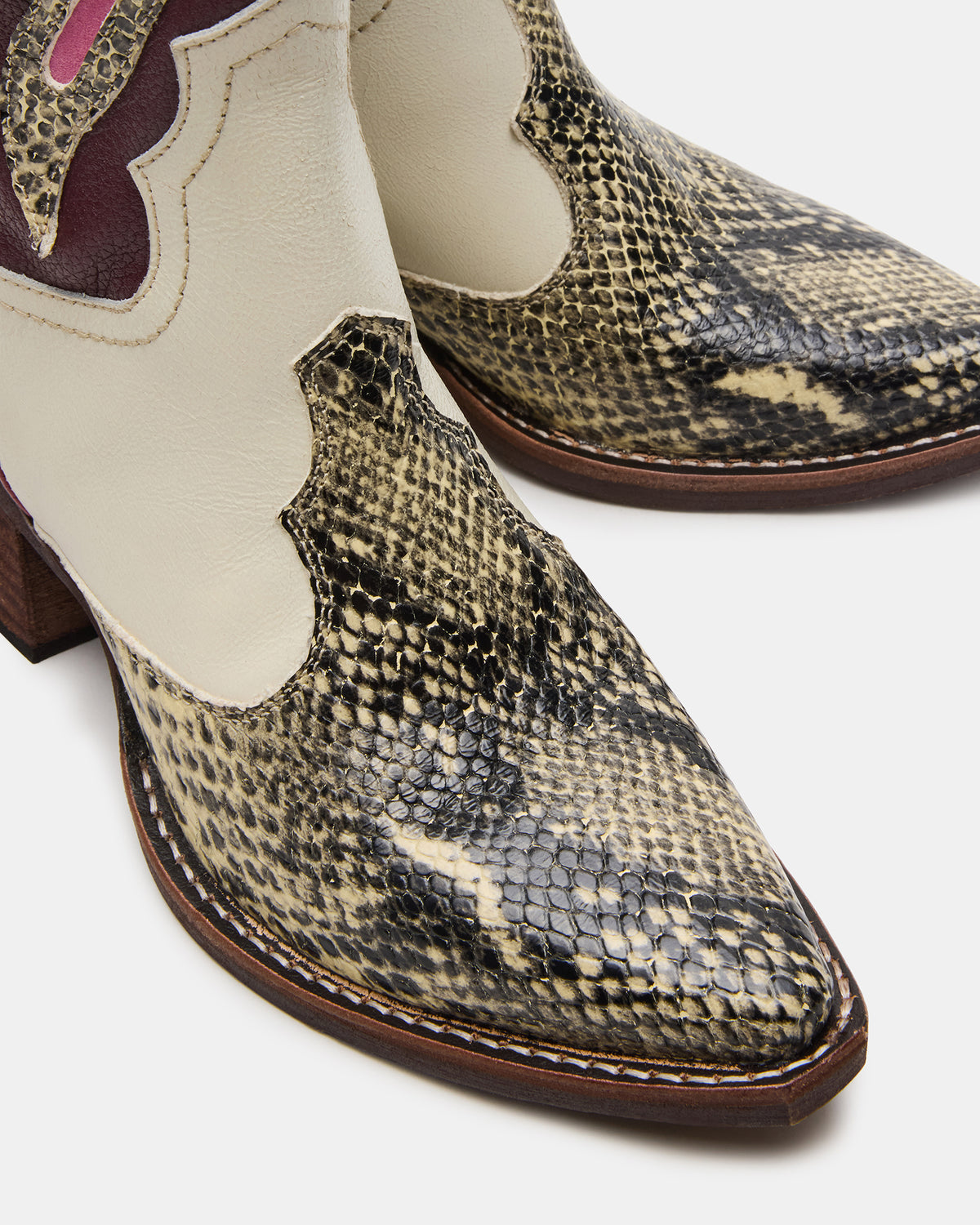 ARROYO Brown Multi Western Pointed-Toe Women's Boot