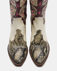 ARROYO Brown Multi Western Pointed-Toe Women's Boot