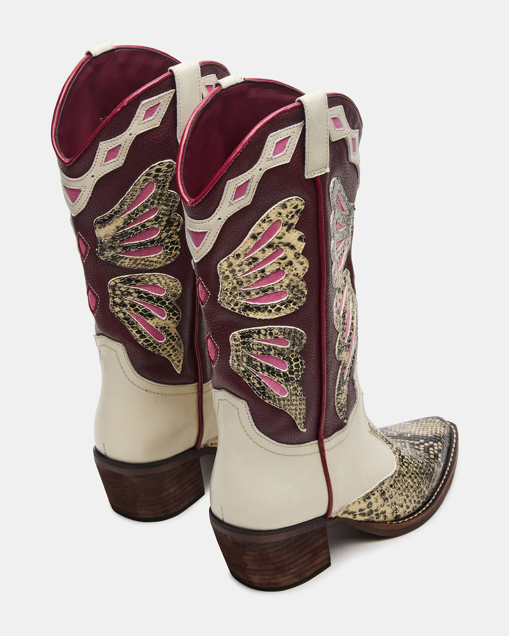 ARROYO Brown Multi Western Pointed-Toe Women's Boot