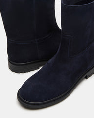 BATES Navy Suede Women's Boot