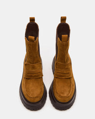 CONWAY Coganc Suede Platform Lug Chelsea Women's Ankle Boot