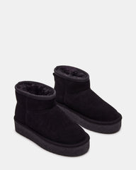 COMFY Black Suede Women's Ankle Boot